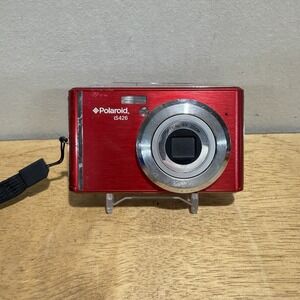 Polaroid Digital Camera iS426 16.0MP Red No Battery Or Charger Inc Tested Works